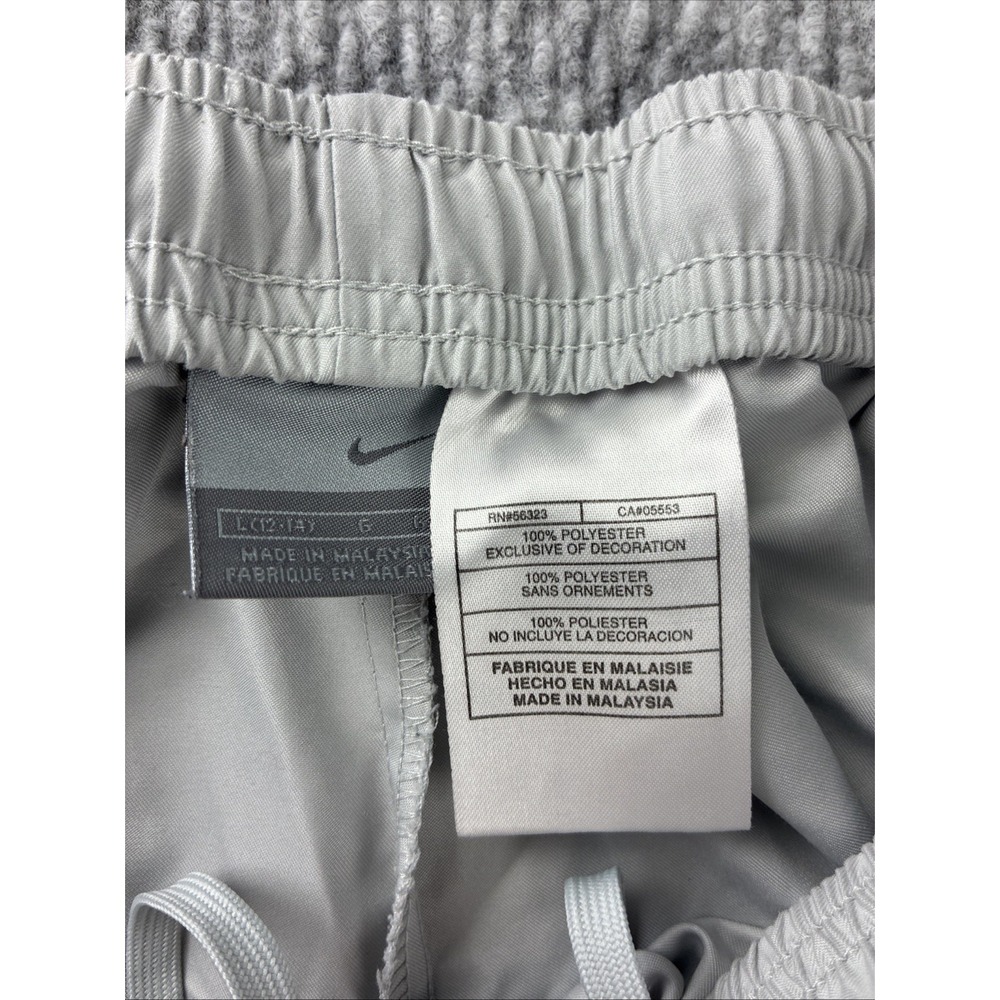 Vintage Nike Track Pants Women's Ankle Length Large Gray/Red/White - Picture 3 of 7